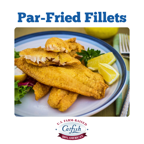Par-Fried Fillets- 10 lb Box